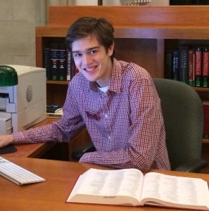 Drew, friendly & helpful at the reference desk!