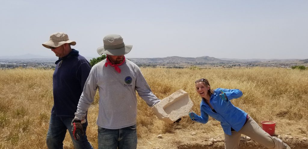 Archaeologists excited about a piece of rock