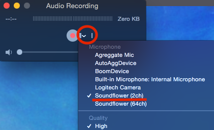 screenium not recording audio soundlfower