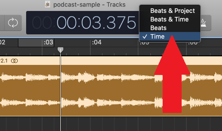 garageband recording volume