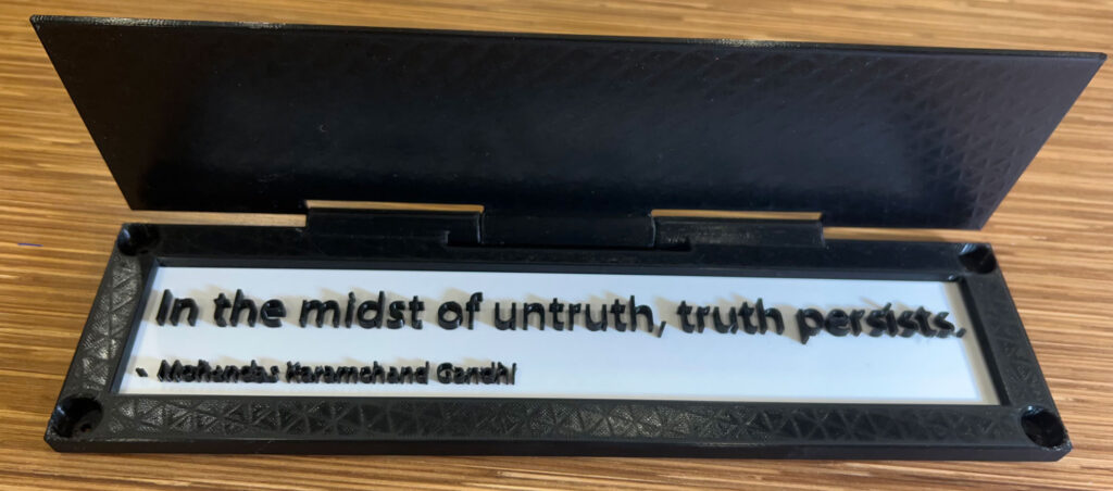 3d print of model with hinge